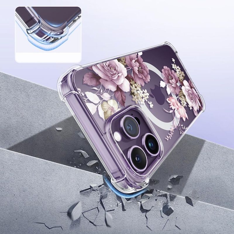 Tech-Protect Magmood MagSafe Rose Floral iPhone 13 Pro Tok