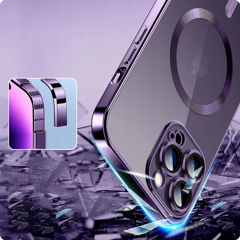 Tech-Protect MagShine MagSafe Black iPhone 11 Pro Tok