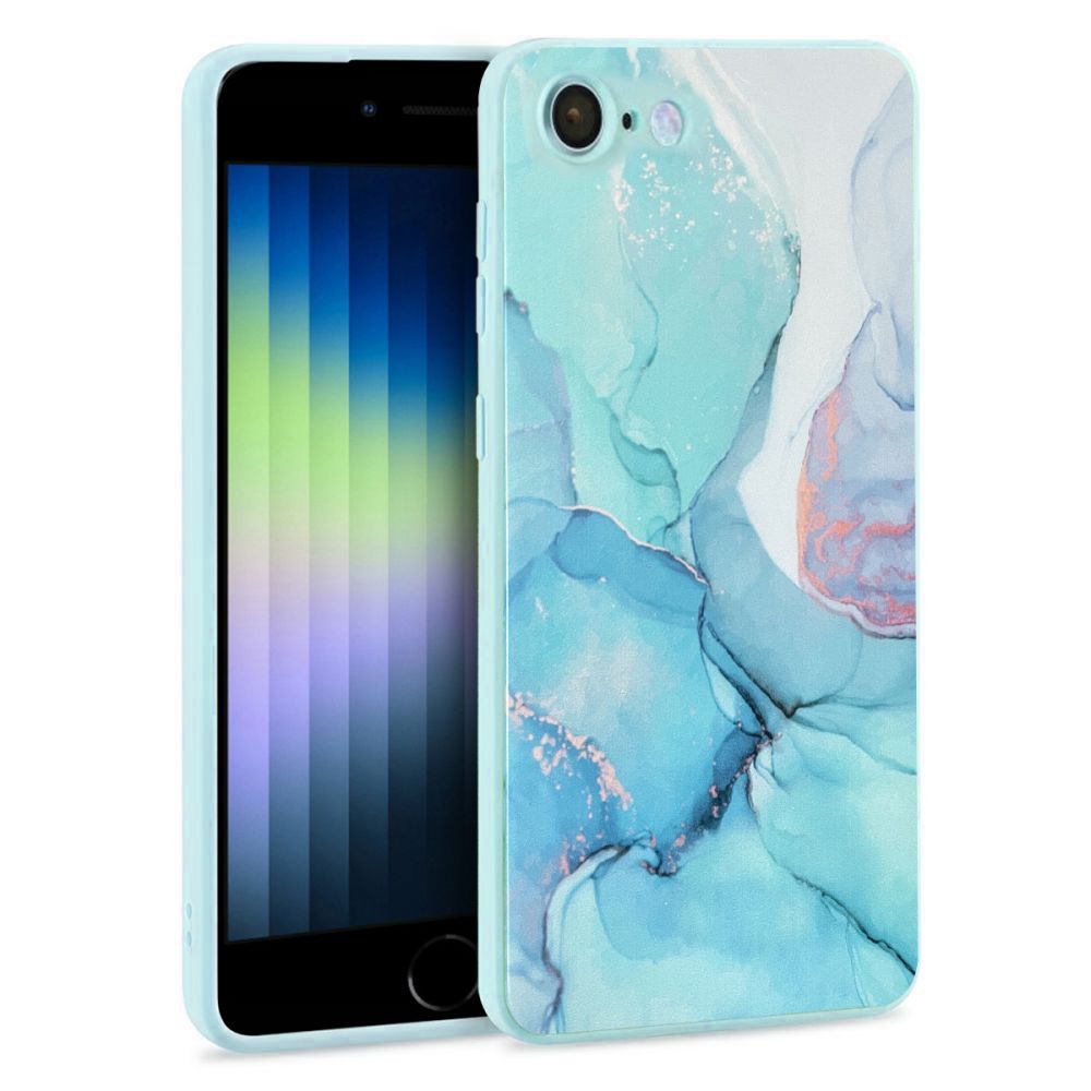 Tech-Protect Marble ”2” Blue iPhone 7/8/SE 2020/SE 2022 Tok