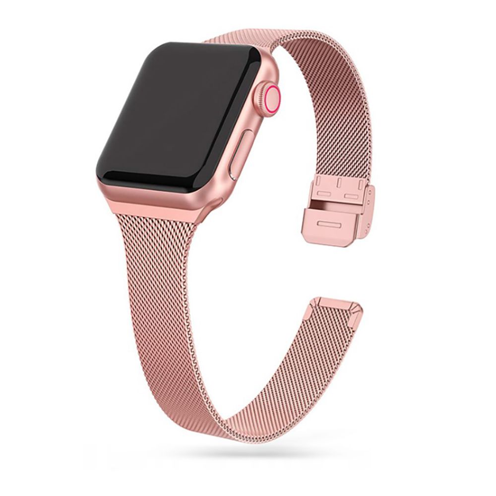 Tech-Protect Thin Milanese Apple Watch 4 / 5 / 6 / 7 / 8 / Se (38 / 40 / 41 Mm) Rose Gold