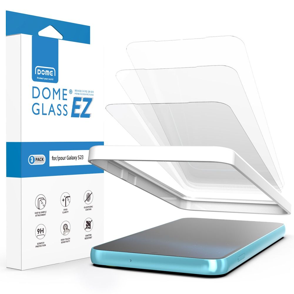 Whitestone Ez Glass 3-pack Galaxy S23+ Plus Clear