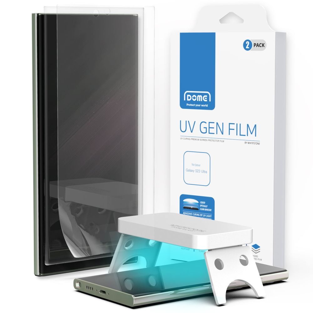 Whitestone Folia Dome UV Gen Film 2-pack Galaxy S23 Ultra Clear