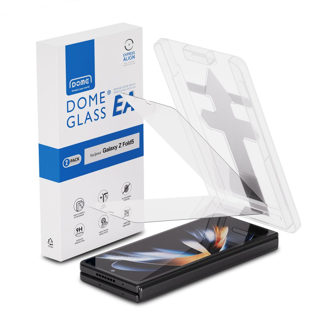 Whitestone Ez Tempered Glass 2-pack Clear Samsung Galaxy Z Fold 5
