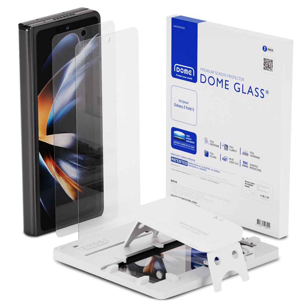 Whitestone Tempered Dome Glass 2-pack Clear Samsung Galaxy Z Fold 5