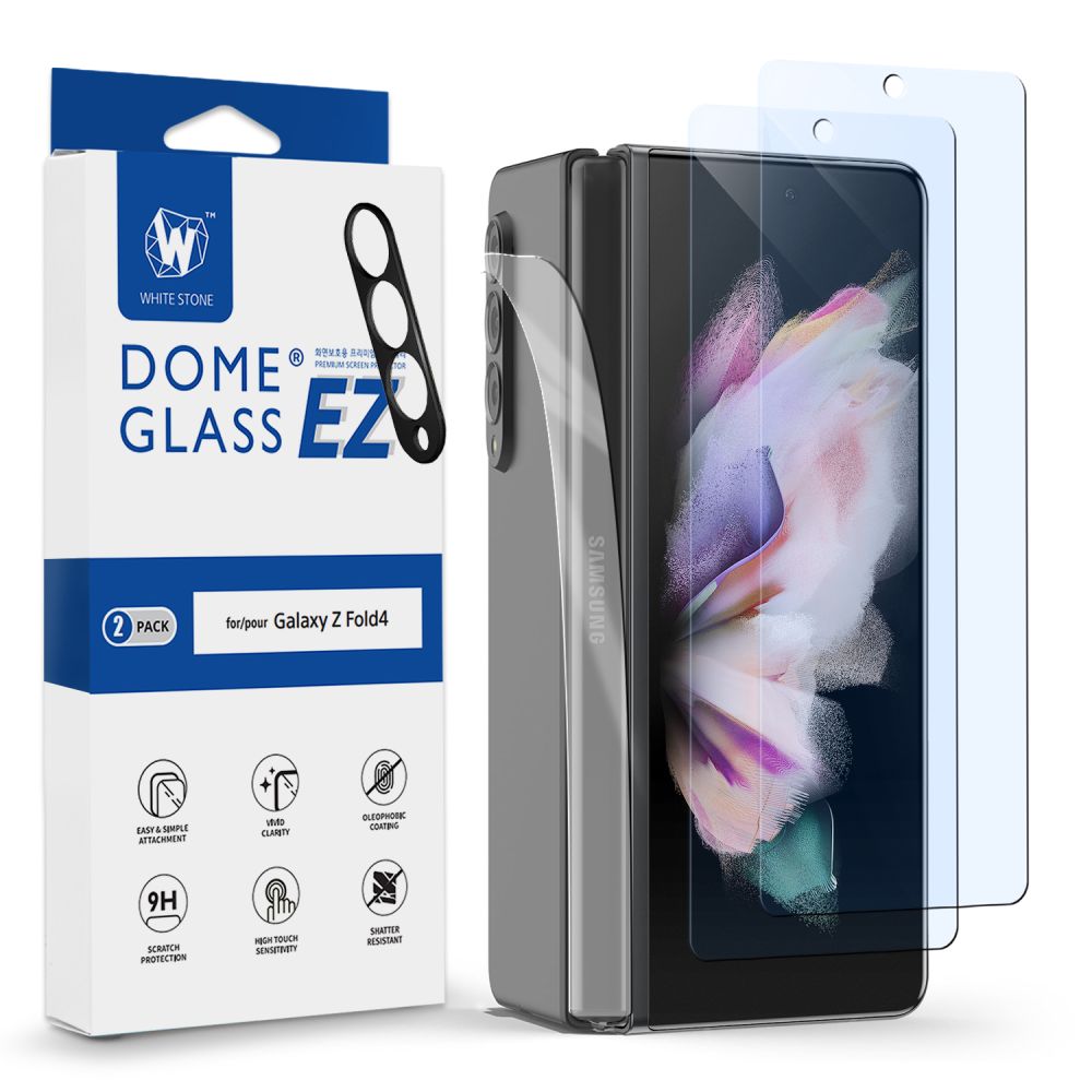 Whitestone Tempered Ez Glass 2-pack 4 Samsung Galaxy Z Fold 4