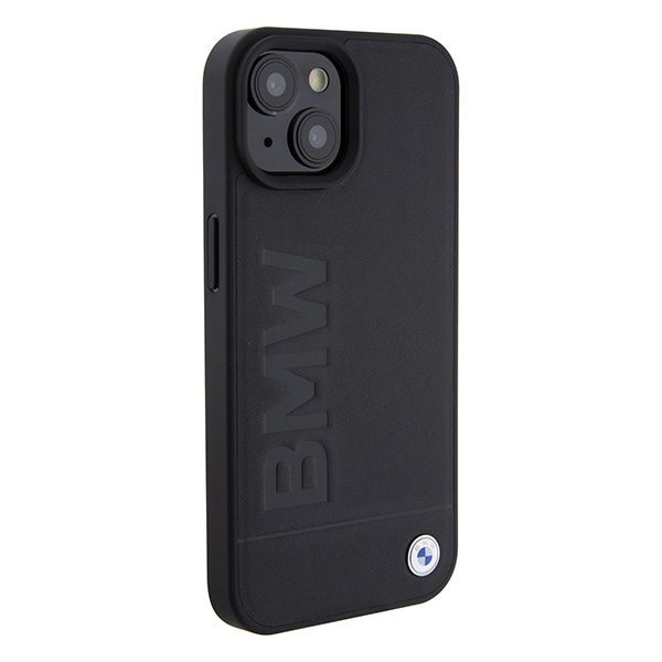 BMW BMHMP15SSLLBK Black MagSafe Hardcase Signature Logo Imprint iPhone 15 Tok