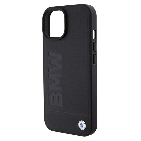BMW BMHMP15SSLLBK Black MagSafe Hardcase Signature Logo Imprint iPhone 15 Tok