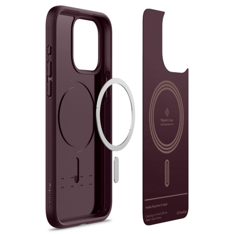 Caseology Parallax Mag MagSafe Burgundy iPhone 15 Pro Max Tok