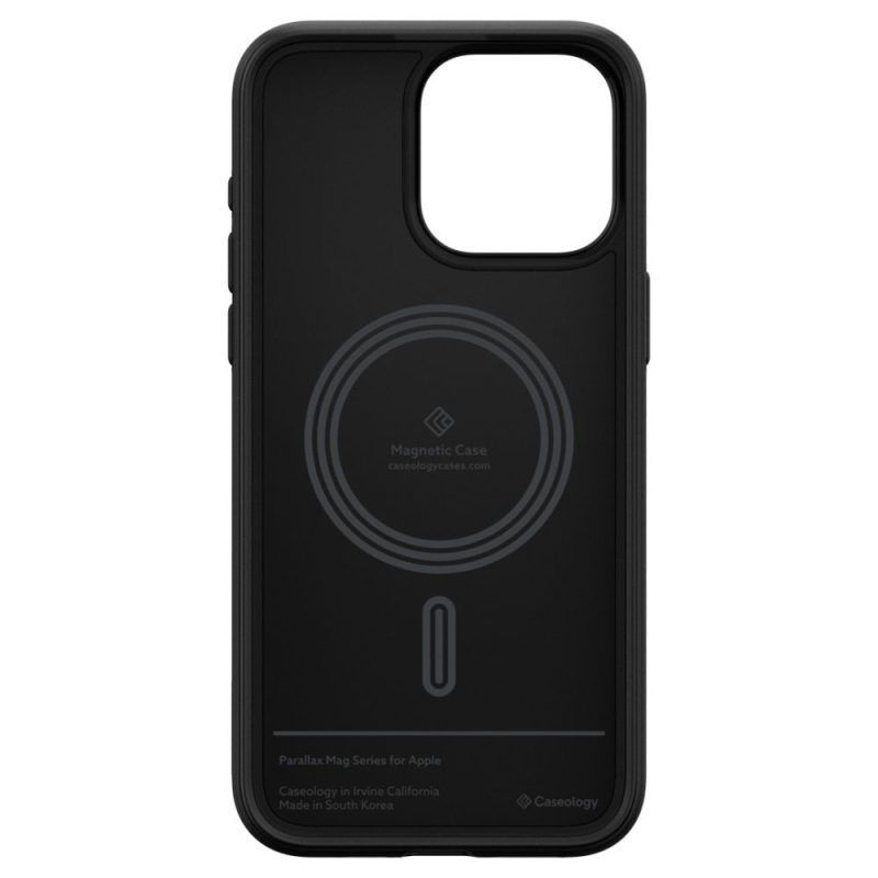 Caseology Parallax Mag MagSafe Matte Black iPhone 15 Pro Tok