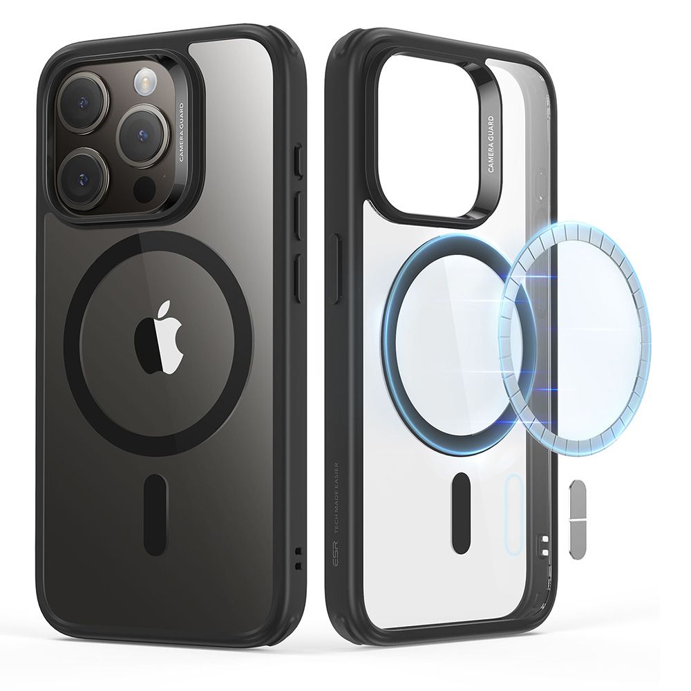 ESR CH Halolock MagSafe Clear/Black iPhone 15 Pro Max Tok