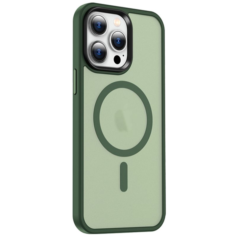 Frosted Magsafe BHcase Dark Green iPhone 13 Pro Max Tok
