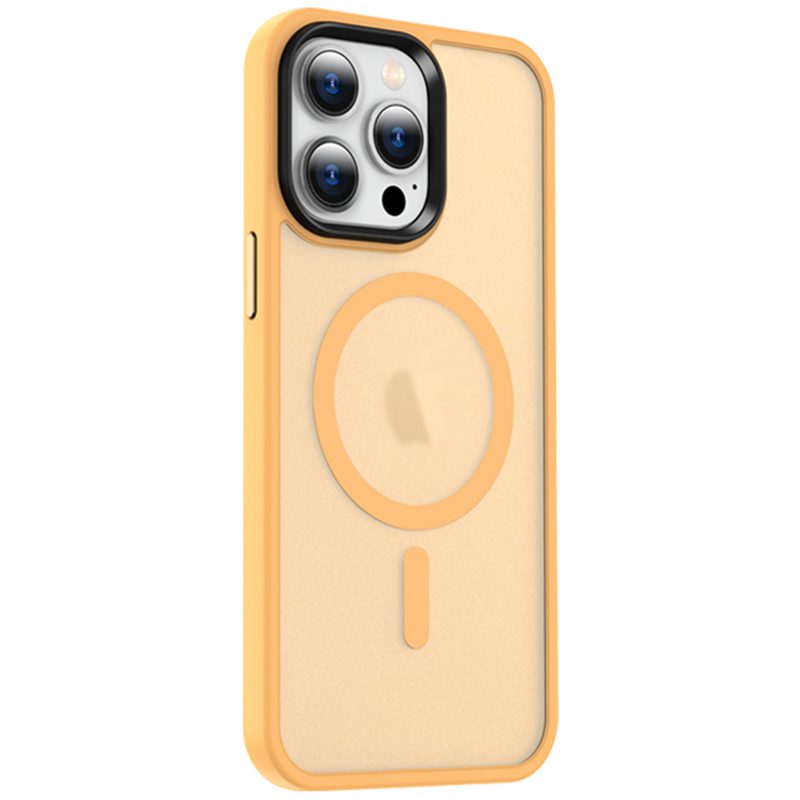Frosted Magsafe BHcase Orange iPhone 14 Pro Tok