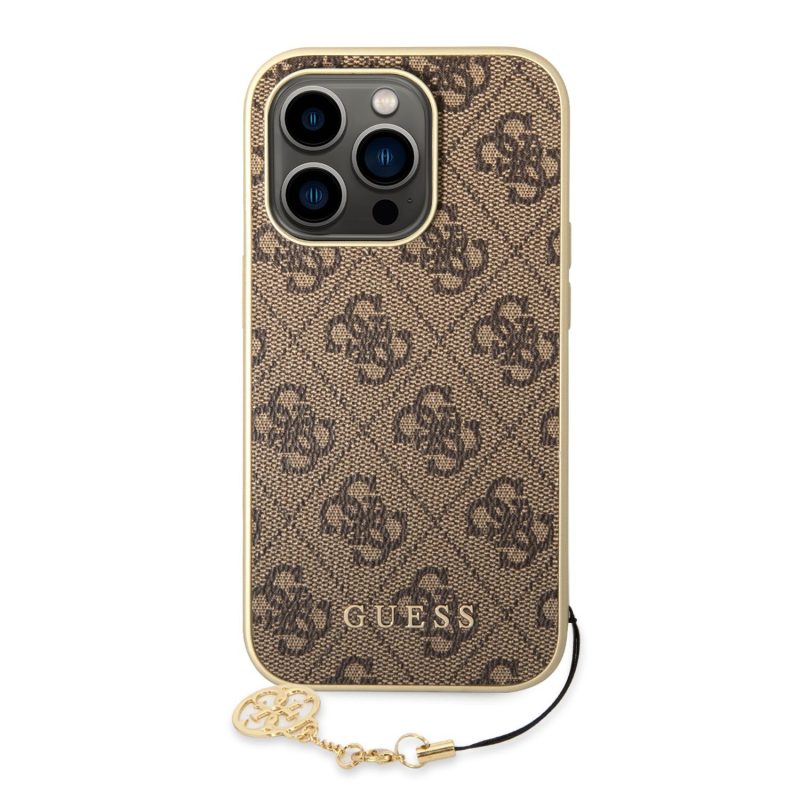 Guess 4G Charms Brown iPhone 14 Pro Max Tok