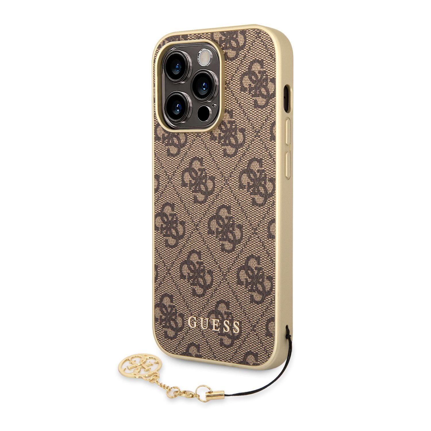 Guess 4G Charms Brown iPhone 14 Pro Max Tok