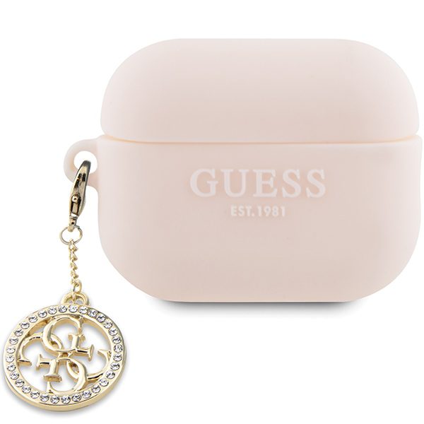 Guess GUAP23DSLGHDP Pink 3D Rubber 4G Diamond Charm AirPods Pro 2 Tok