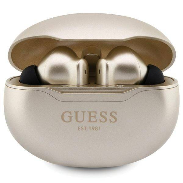 Guess GUTWST50ED TWS Bluetooth Earphones + Gold Classic EST Dock