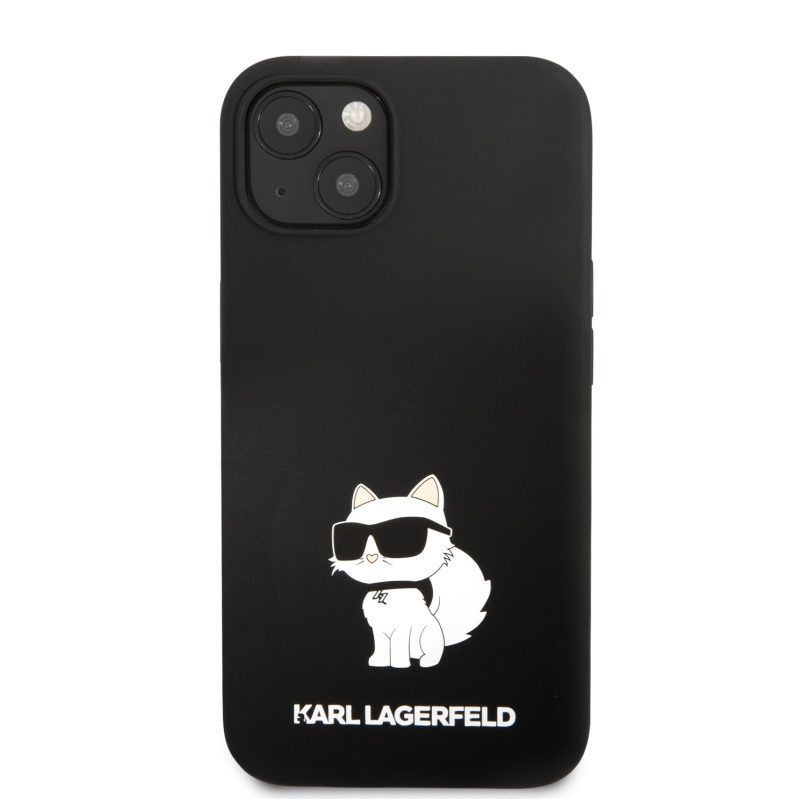 Karl Lagerfeld Liquid Silicone Choupette NFT Black iPhone 13 Tok