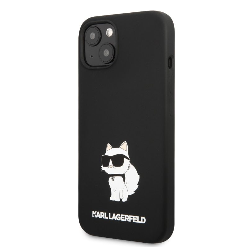 Karl Lagerfeld Liquid Silicone Choupette NFT Black iPhone 13 Tok