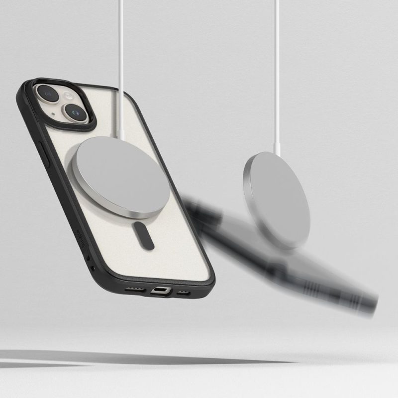 Ringke Fusion Bold Magnetic MagSafe Matte Black iPhone 15 Tok