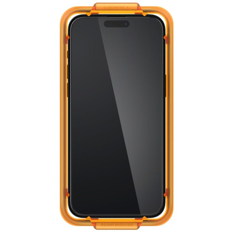 Spigen Alm Glass Fc 2-pack Black iPhone 15 Plus
