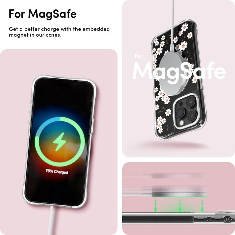 Spigen Cyrill Cecile Mag MagSafe White Daisy iPhone 15 Pro Max Tok
