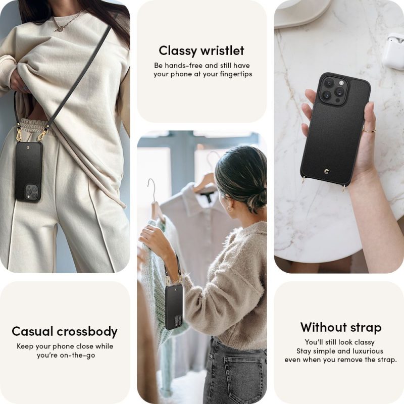 Spigen Cyrill Classic Charm Mag MagSafe Black iPhone 15 Pro Tok