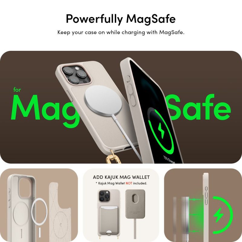 Spigen Cyrill Classic Charm Mag MagSafe Cream iPhone 15 Pro Tok