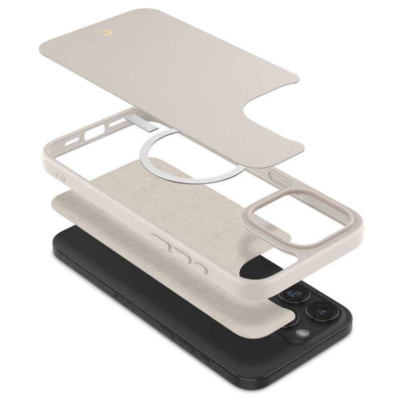 Spigen Cyrill Kajuk Mag MagSafe Cream iPhone 15 Pro Tok