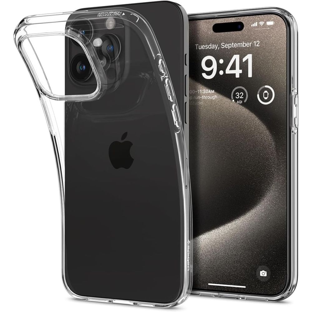 Spigen Liquid Crystal Crystal Clear iPhone 15 Pro Max Tok