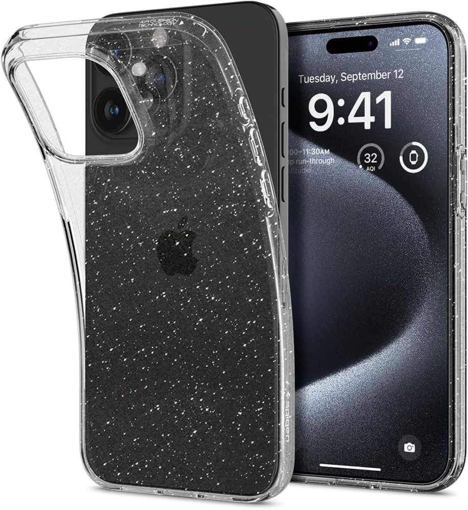 Spigen Liquid Crystal Glitter Crystal iPhone 15 Pro Tok