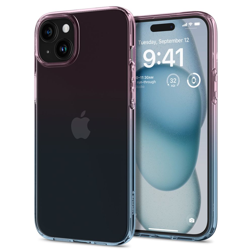 Spigen Liquid Crystal Gradation Pink iPhone 15 Tok