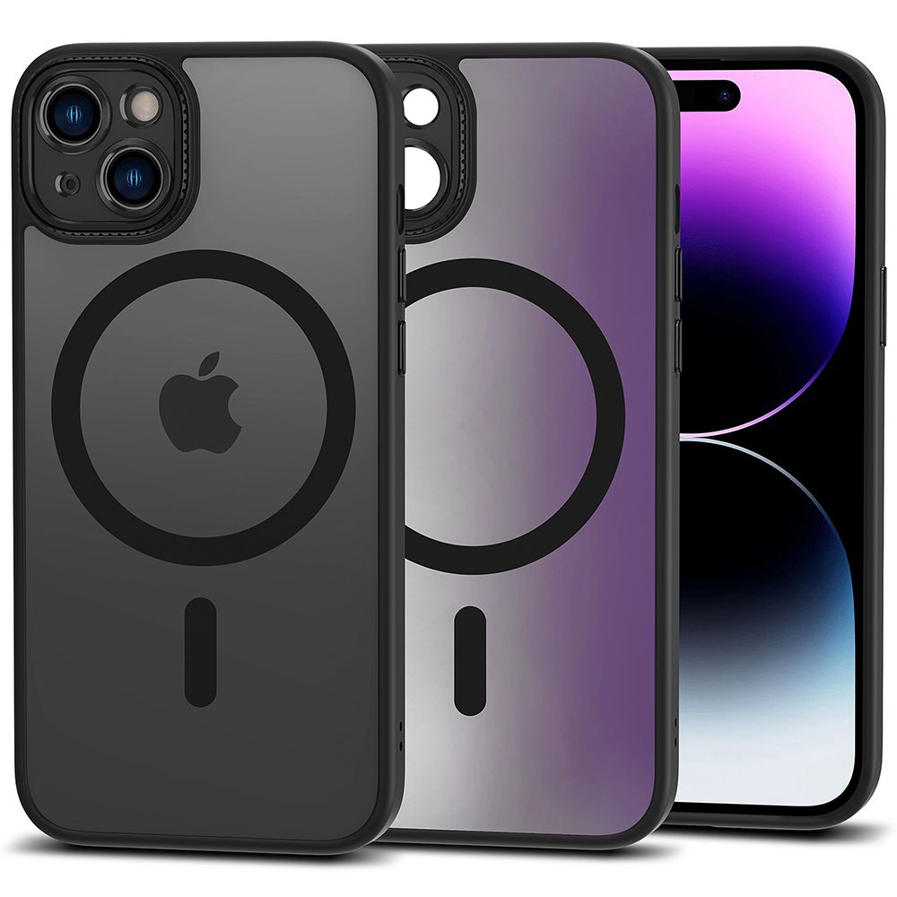 Tech-Protect Magmat Cam+ MagSafe Matte Black iPhone 15 Tok