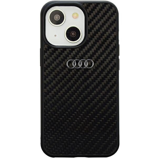 Audi Carbon Fiber Black Hardcase AU-TPUPCIP14-R8/D2-BK iPhone 14 Tok
