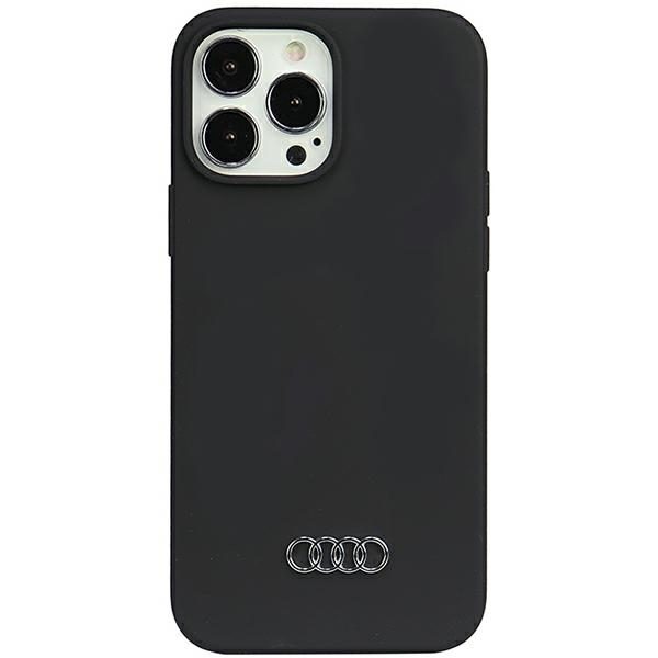 Audi Silicone Case Black Hardcase AU-LSRIP13PM-Q3/D1-BK iPhone 13 Pro Max Tok