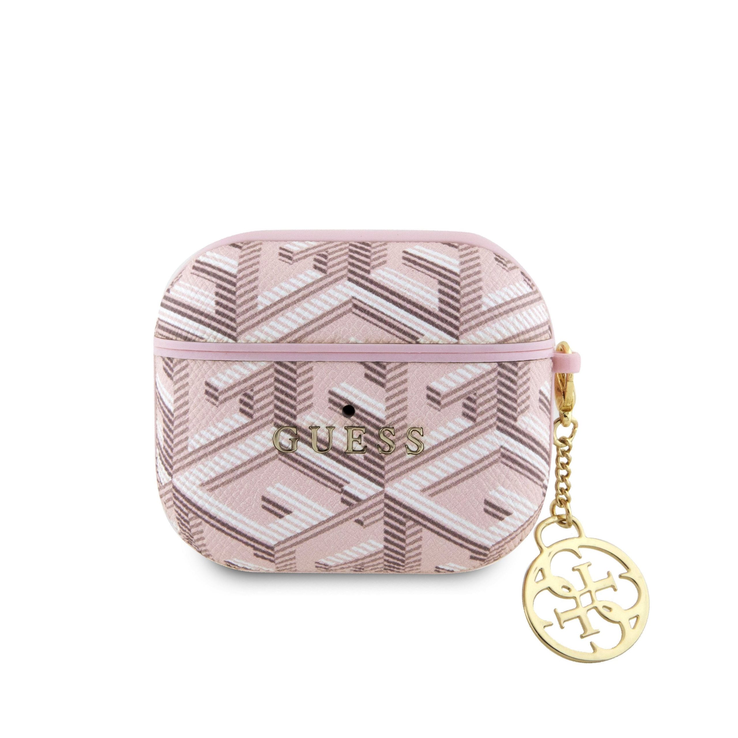 Guess PU G Cube Charm Pink AirPods 3 Tok