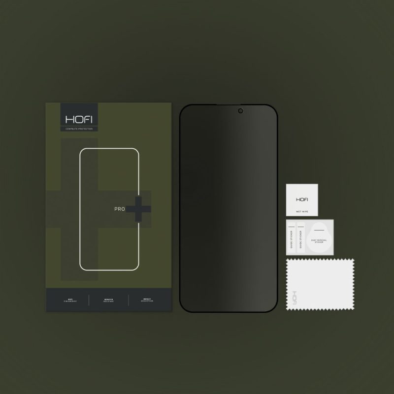 Hofi Anti Spy Glass Pro+ Privacy iPhone 15 Pro Max