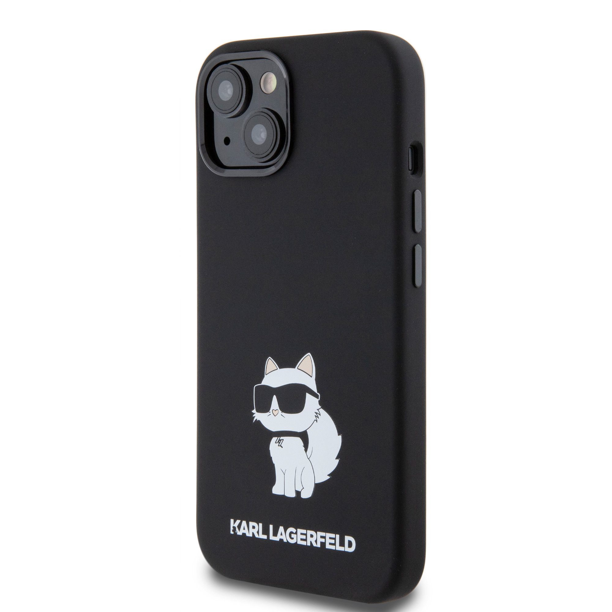 Karl Lagerfeld Liquid Silicone Choupette NFT Black iPhone 15 Tok