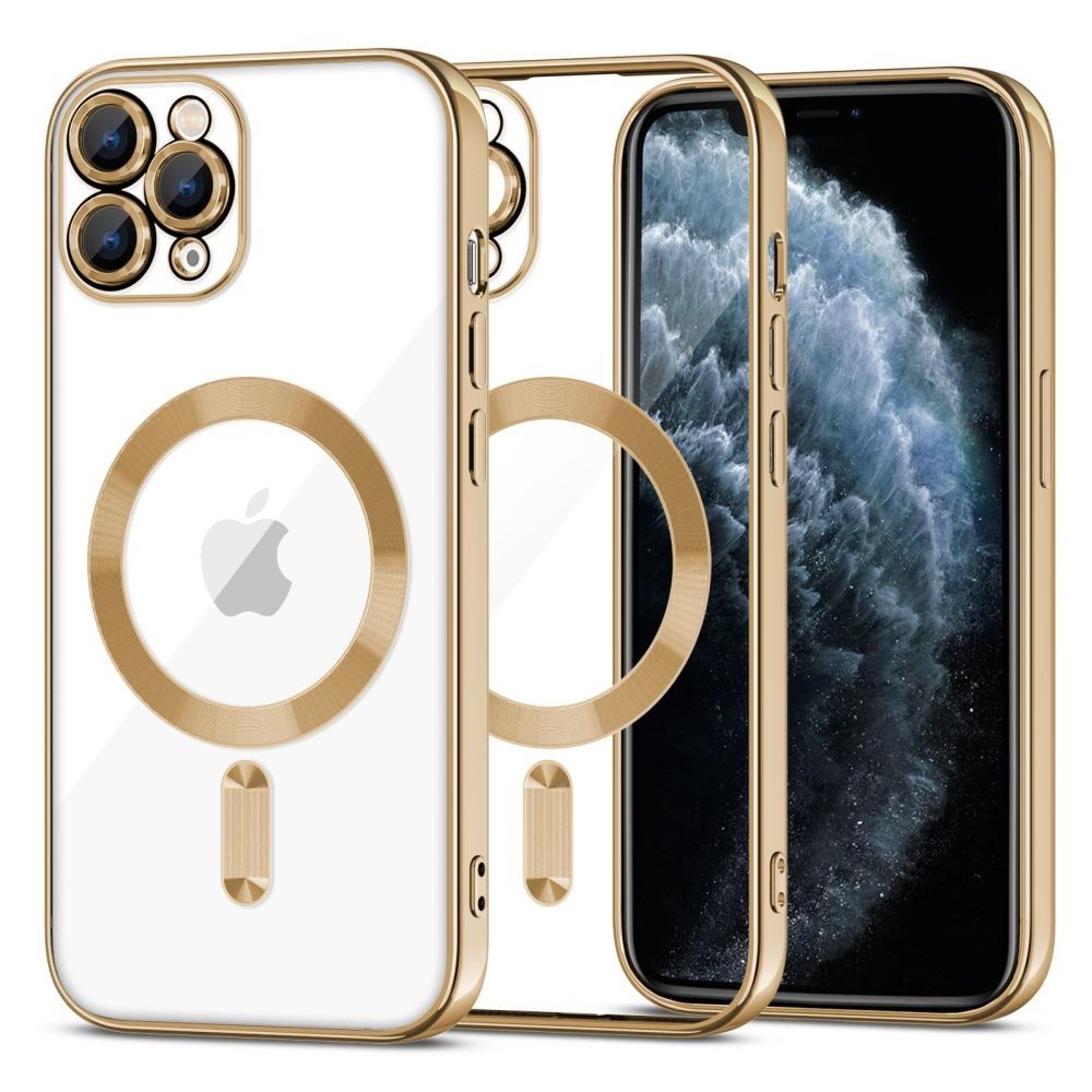 Tech-Protect Magshine MagSafe Gold iPhone 11 Pro Tok