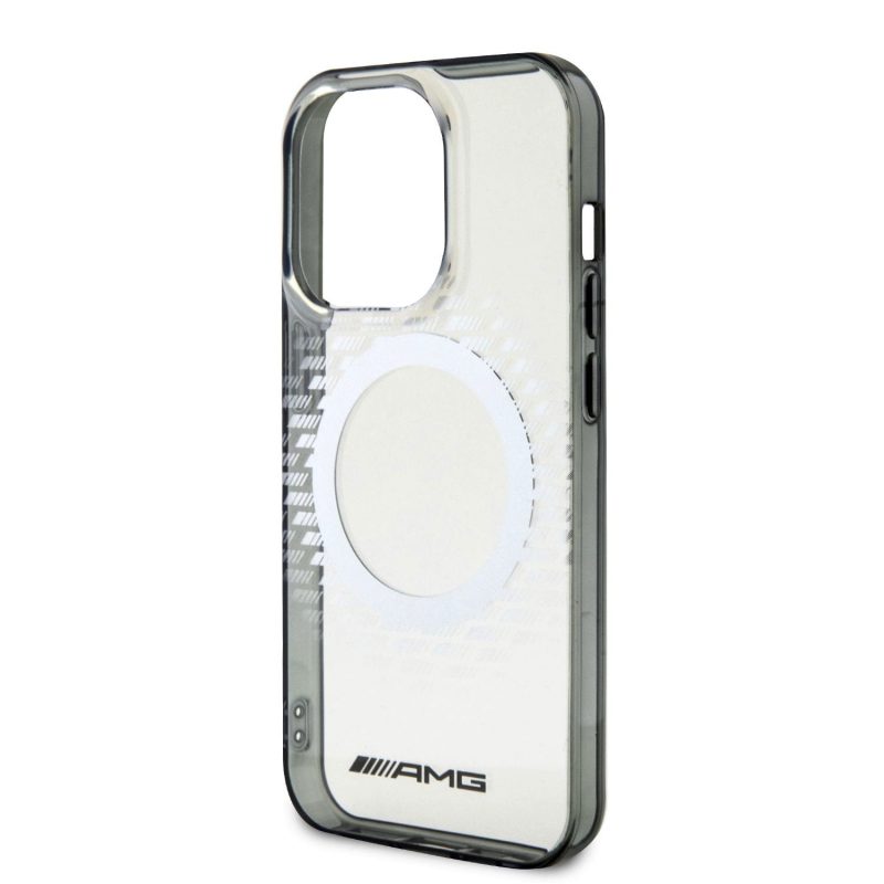 AMG PC/TPU Rhombuses Magsafe Transparent iPhone 15 Pro Tok