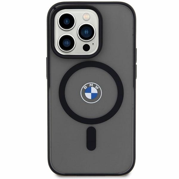 BMW BMHMP14MDSLK Black Hardcase Signature Magsafe iPhone 15 Plus/14 Plus Tok