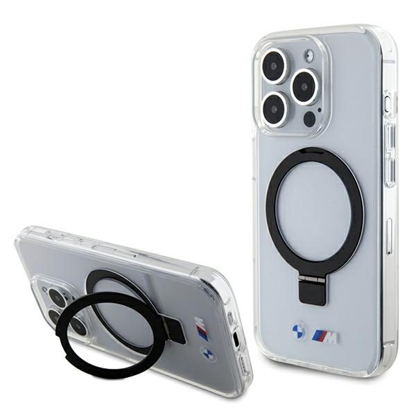 BMW BMHMP15LURST Clear Hardcase Ring Stand M Collection MagSafe iPhone 15 Pro Tok