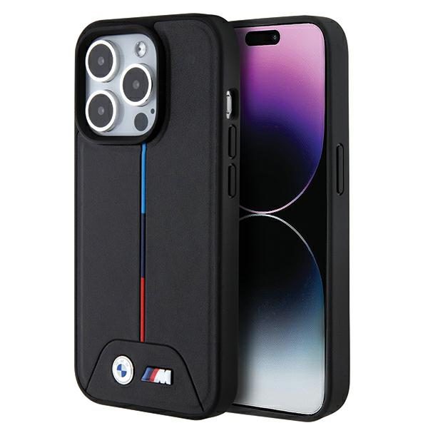 BMW BMHMP15X22PVTK Black Hardcase Quilted Tricolor MagSafe iPhone 15 Pro Max Tok