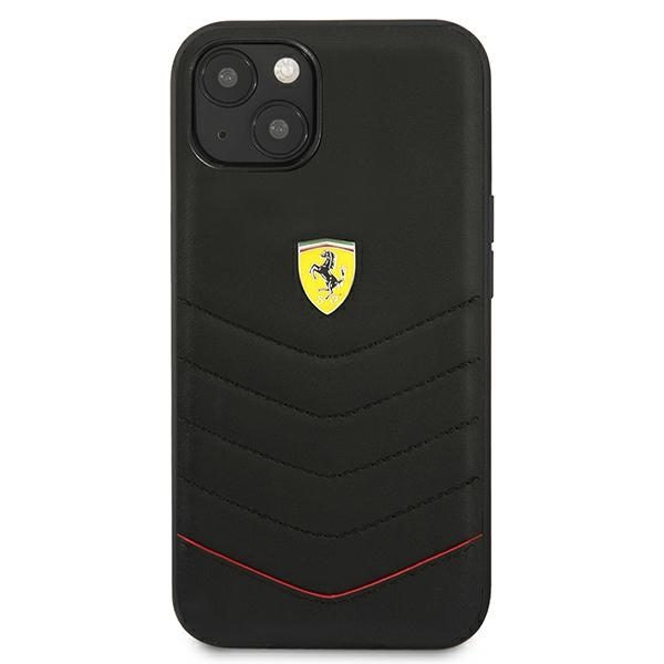 Ferrari FEHCP13MRQUK Black Hardcase Off Track Quilted iPhone 13 Tok