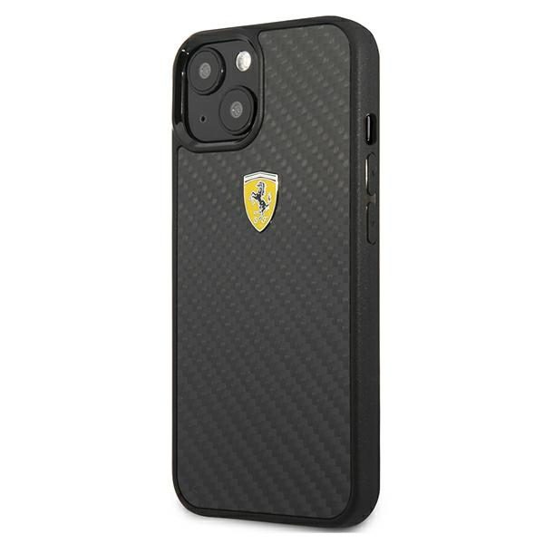 Ferrari FEHCP13SFCABK Black Hardcase On Track Real Carbon iPhone 13 Mini Tok