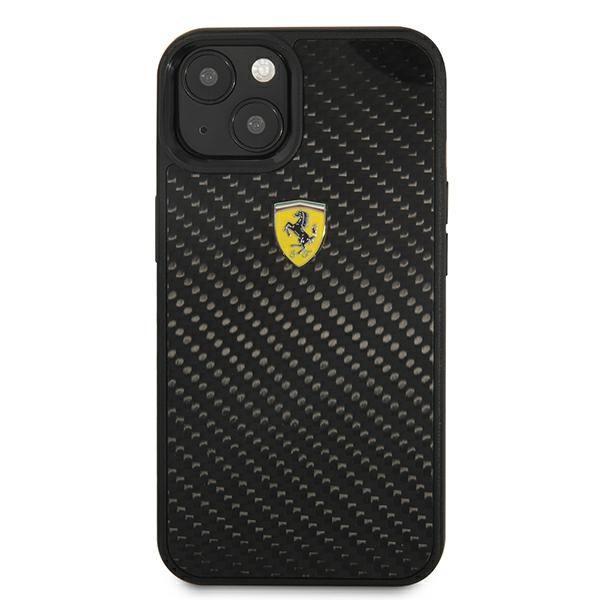 Ferrari FEHCP13SFCABK Black Hardcase On Track Real Carbon iPhone 13 Mini Tok