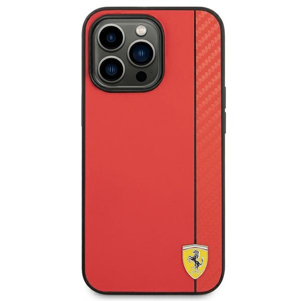 Ferrari FEHCP14LAXRE Red Hardcase Carbon iPhone 14 Pro Tok