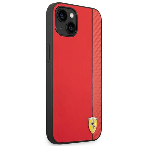 Ferrari FEHCP14MAXRE Red Hardcase Carbon iPhone 15 Plus/14 Plus Tok