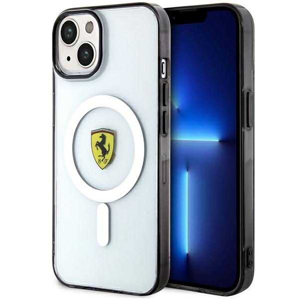Ferrari FEHMP14SURKT Transparent Hardcase Outline Magsafe iPhone 14 Tok