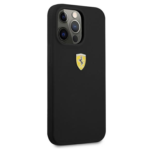 Ferrari FESSIHCP13LBK Black Hardcase Silicone iPhone 13 Pro Tok