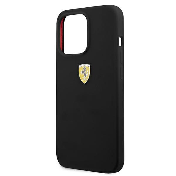 Ferrari FESSIHCP13LBK Black Hardcase Silicone iPhone 13 Pro Tok